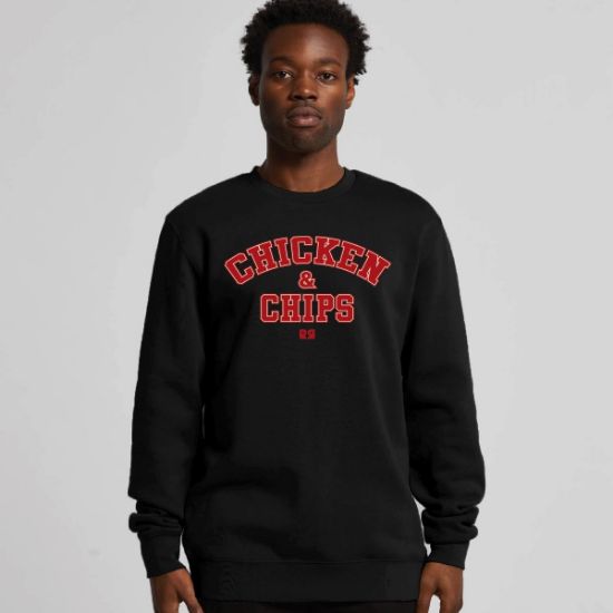 Picture of Unisex Chicken & Chips Crew Sweatshirt