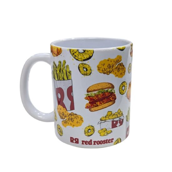 Picture of Red Rooster Street Food Mug - White