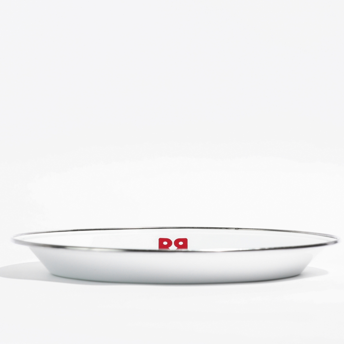 Picture of Reds Enamel Plate in White